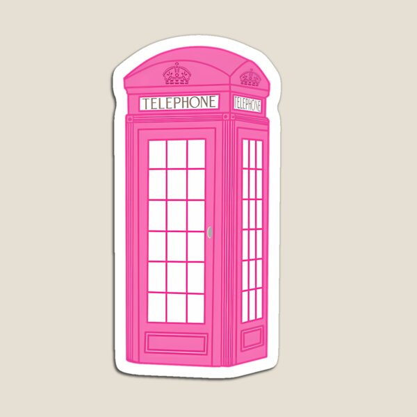 Item preview, Pink Telephone Box designed and sold by OmaElza.