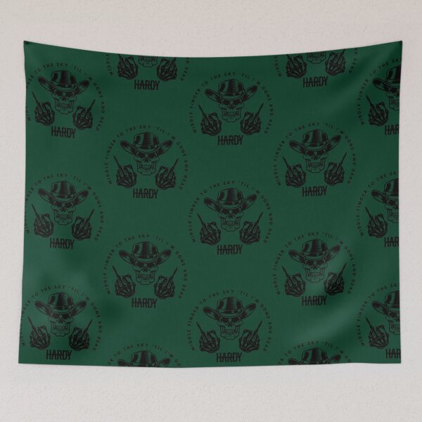 Item preview, Hardy Middle Finger To The Sky designed and sold by PoppyIslandShop.