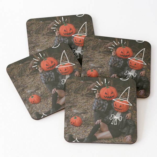 Item preview, Get Spooky With Me Pumpkin Couple Halloween Aesthetic designed and sold by The Lady Goblin's Goods.