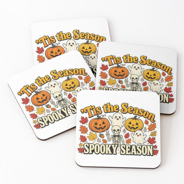 Item preview, Tis the Season Spooky Season Retro Halloween Pumpkin Ghost Tee designed and sold by GSideArtStore.