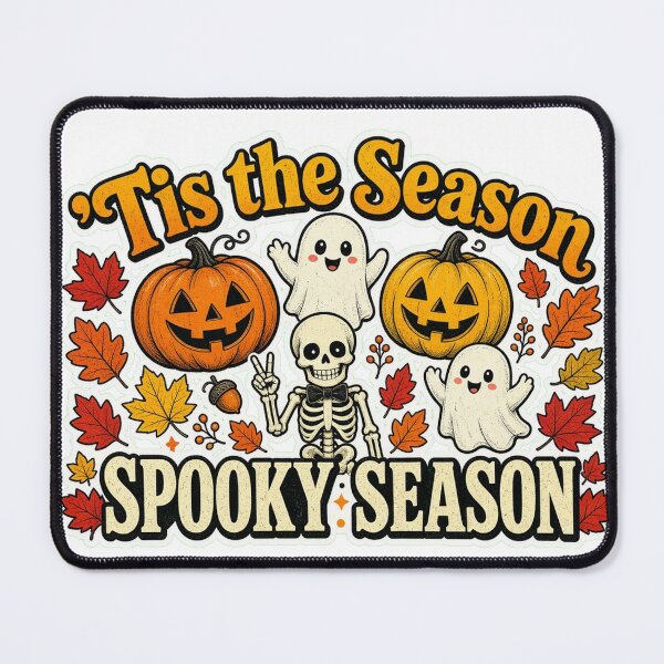 Item preview, Tis the Season Spooky Season Retro Halloween Pumpkin Ghost Tee designed and sold by GSideArtStore.