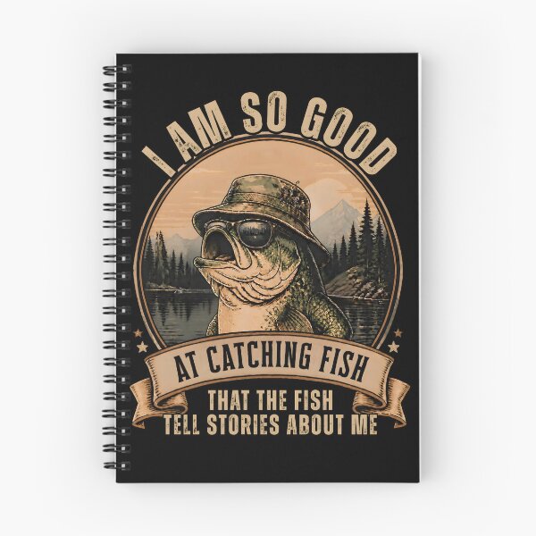 Item preview, I Am So Good At Catching Fish Funny Angler Stories Gifts T-Shirt designed and sold by LeSoniPapaPrint.