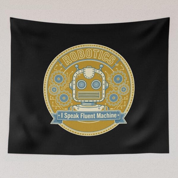 Item preview, Robotics I Speak Fluent Machine Vintage Retro Robot Science designed and sold by jeshands.