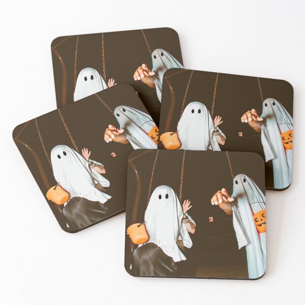 Item preview, Get Spooky With Me Ghost Couple Halloween Aesthetic designed and sold by The Lady Goblin's Goods.
