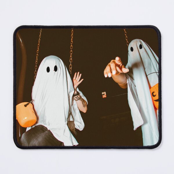 Item preview, Get Spooky With Me Ghost Couple Halloween Aesthetic designed and sold by The Lady Goblin's Goods.