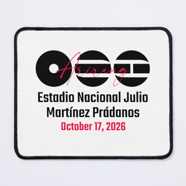 Item preview, BTS Arirang World Tour Estadio Nacional Julio Martínez Prádanos D3 designed and sold by MochiNelly Designs.