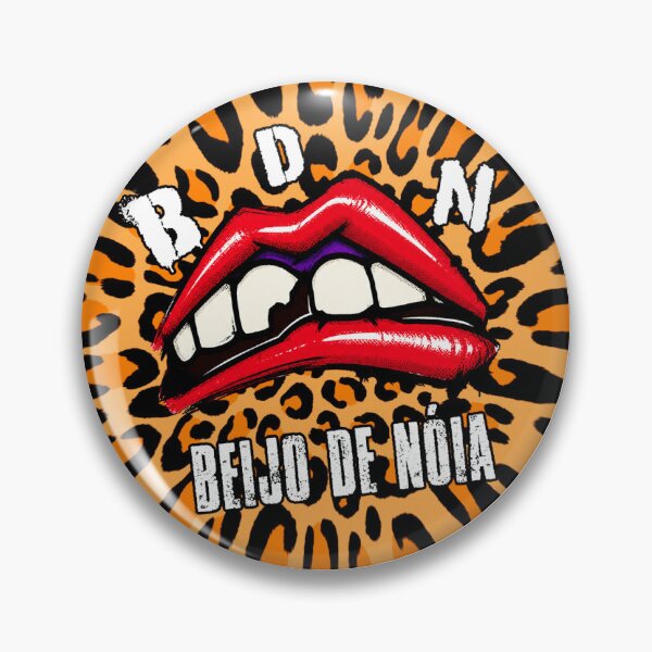 Item preview, Botton Beijo de Nóia #2 designed and sold by Random Artist Studio_br.