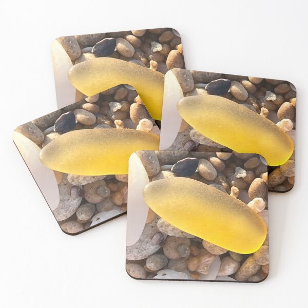 Item preview, Yellow seaglass beauty designed and sold by Jums-Med.