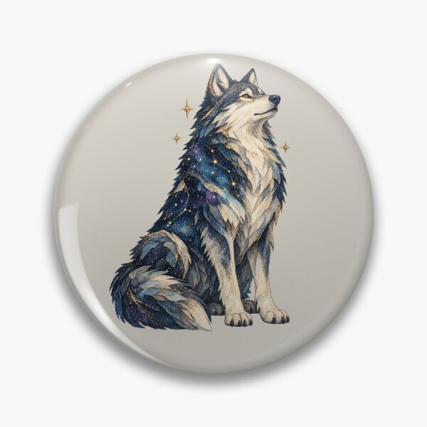 Item preview, Celestial Wolf with Galaxy Fur designed and sold by  MAD's Recreation Studio.