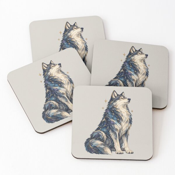 Item preview, Celestial Wolf with Galaxy Fur designed and sold by  MAD's Recreation Studio.