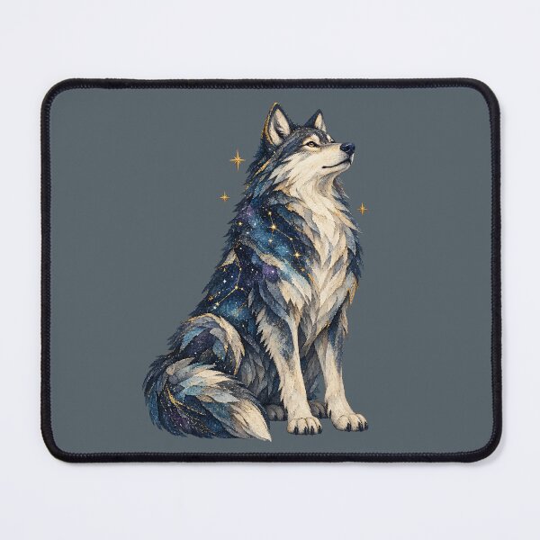 Item preview, Celestial Wolf with Galaxy Fur designed and sold by  MAD's Recreation Studio.