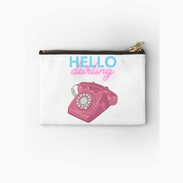 Item preview, Hello Darling - Retro Motif With Rotary Dial Telephone designed and sold by OmaElza.