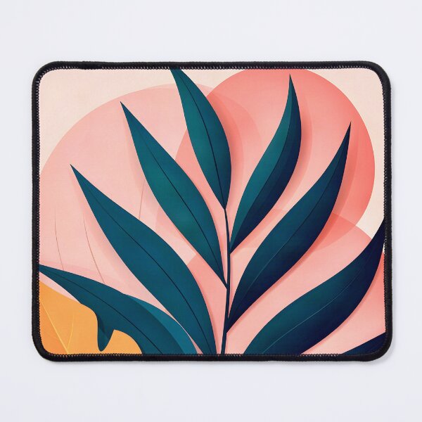 Item preview, Geometric Leaf Composition designed and sold by Vicky Brago-Mitchell®.