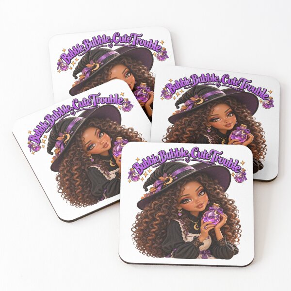 Item preview, Bubble, Bubble, Cute Trouble - Potion Witch Halloween Mascot designed and sold by marafashion.