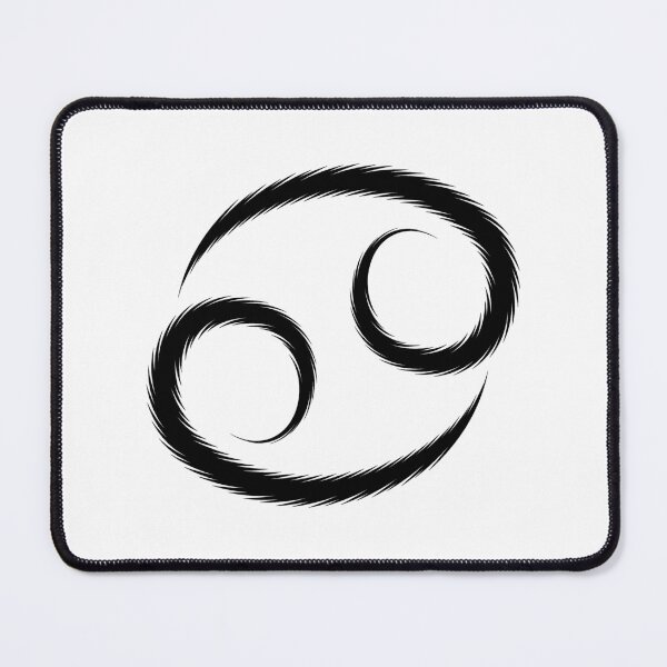 Item preview, Black Cancer Crab Zodiac Symbol Design designed and sold by pattern-archive.