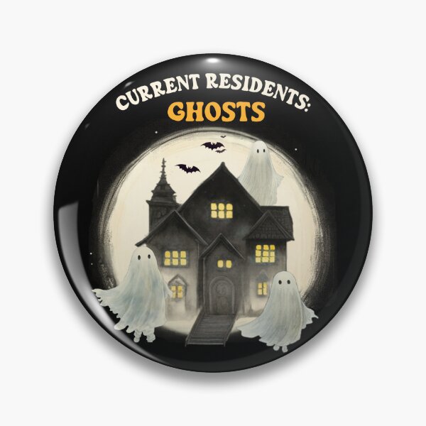 Item preview, Current Residents: Ghosts – Haunted House Halloween Design designed and sold by MyMerryMary.