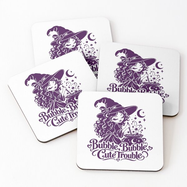 Item preview, Bubble, Bubble, Cute Trouble - Minimalist Cauldron Witch Design designed and sold by marafashion.