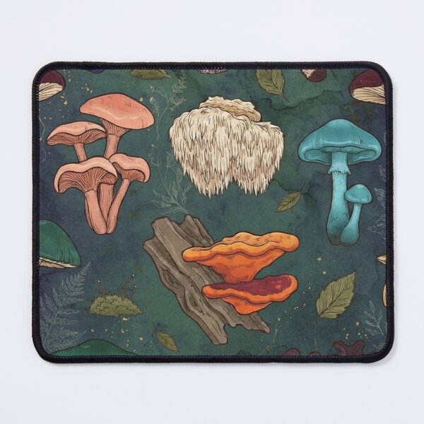 Item preview, Magical Forest Mushroom Botanical Illustration designed and sold by Esengaye.