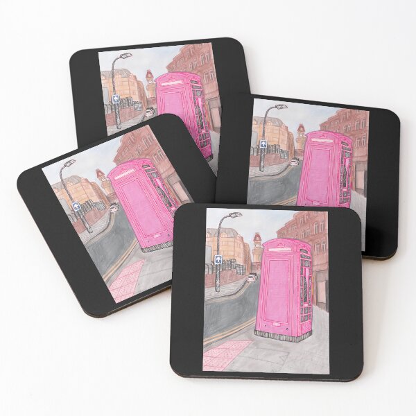 Item preview, Pink Telephone Box designed and sold by OmaElza.