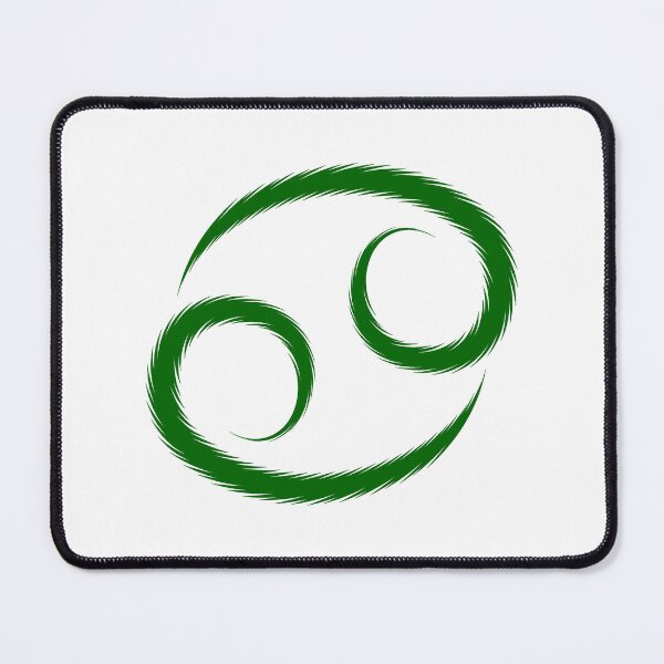 Item preview, Dark Green Cancer Crab Zodiac Symbol Design designed and sold by pattern-archive.