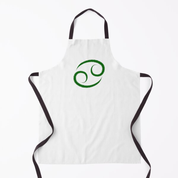Item preview, Dark Green Cancer Crab Zodiac Symbol Design designed and sold by pattern-archive.