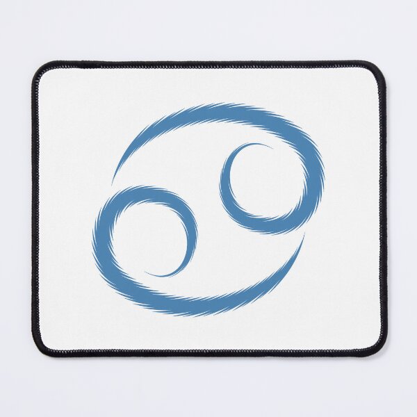 Item preview, Steel Blue Cancer Crab Zodiac Symbol Design designed and sold by pattern-archive.