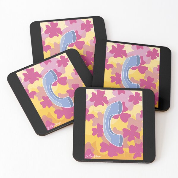 Item preview, Retro Telephone Floral Design designed and sold by OmaElza.