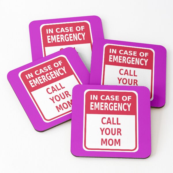 Item preview, In Case of Emergency: Call Your Mom designed and sold by Karate Octopus.