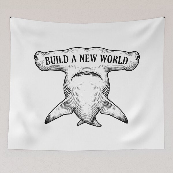 Item preview, Build A New World Socialist Quote designed and sold by Owcomm.