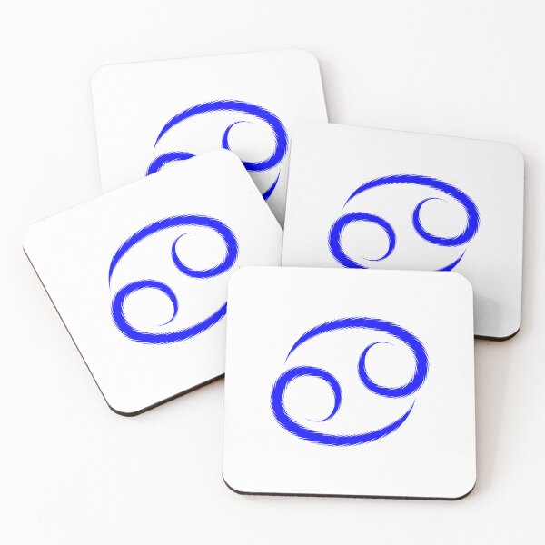 Item preview, Blue Cancer Crab Zodiac Symbol Design designed and sold by pattern-archive.