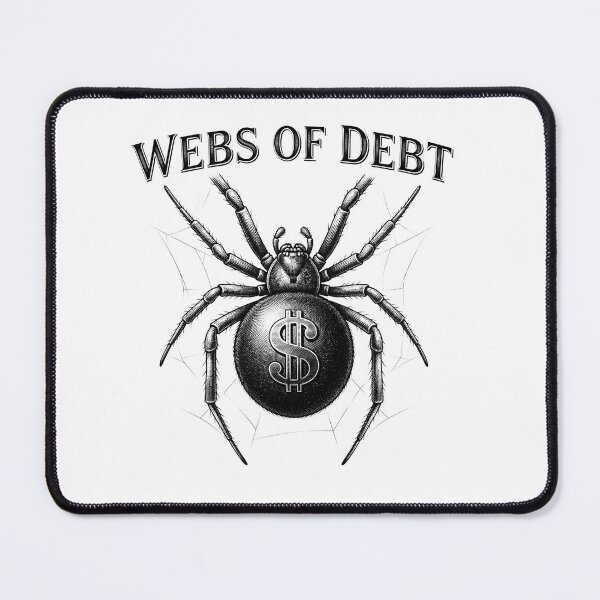 Item preview, Webs Of Debt Spider Capitalism Graphic designed and sold by Owcomm.