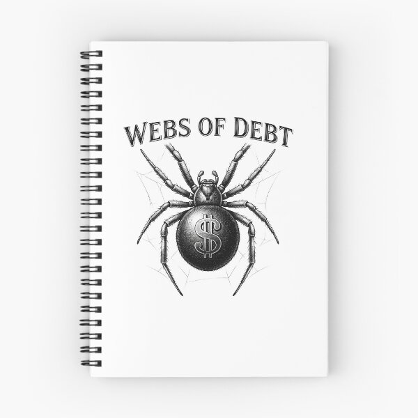 Item preview, Webs Of Debt Spider Capitalism Graphic designed and sold by Owcomm.