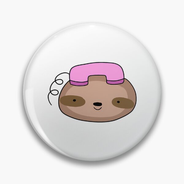 Item preview, Telephone Sloth Face designed and sold by OmaElza.