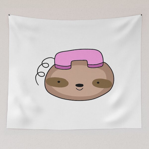 Item preview, Telephone Sloth Face designed and sold by OmaElza.