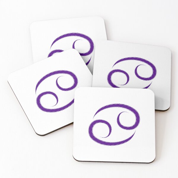 Item preview, Dark Purple Cancer Crab Zodiac Symbol Design designed and sold by pattern-archive.