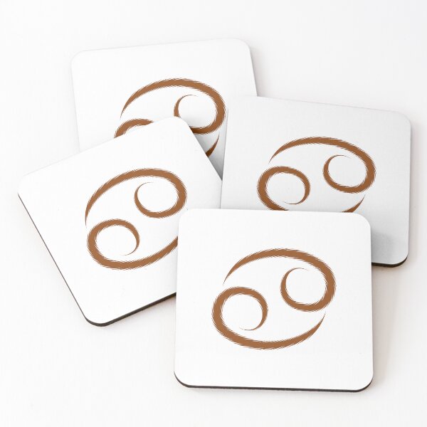 Item preview, Brown Cancer Crab Zodiac Symbol Design designed and sold by pattern-archive.