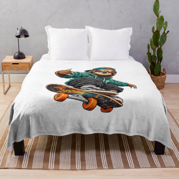 Item preview, Chill Sloth Skateboarding – Summer Vibes designed and sold by jankizkhan.
