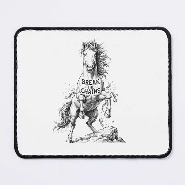 Item preview, Break The Chains Socialist Horse Artwork    designed and sold by Owcomm.