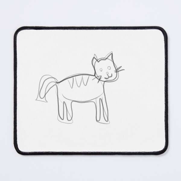 Item preview, A sketch of a cat designed and sold by ABusRider.