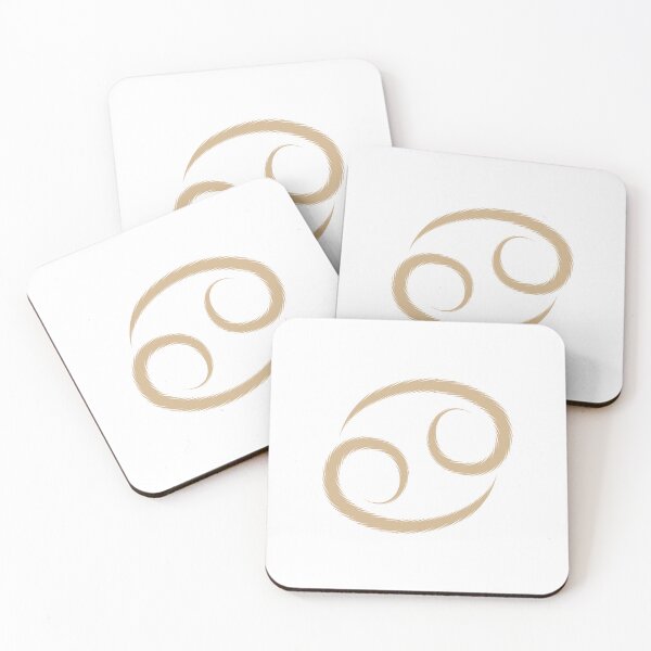 Item preview, Tan Cancer Crab Zodiac Symbol Design designed and sold by pattern-archive.