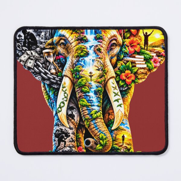 Item preview, Elephant of Transformation — From Struggle to Strength designed and sold by ShalomRebuke.