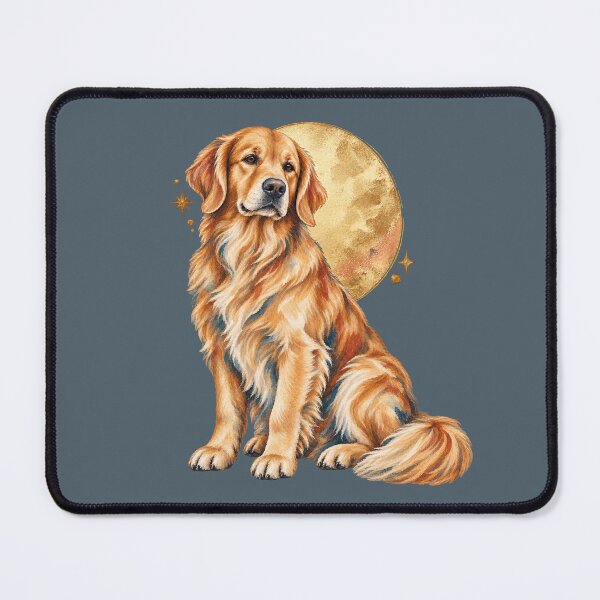 Item preview, Celestial Golden Retriever with Antique Sun designed and sold by MAD's Recreation Studio.