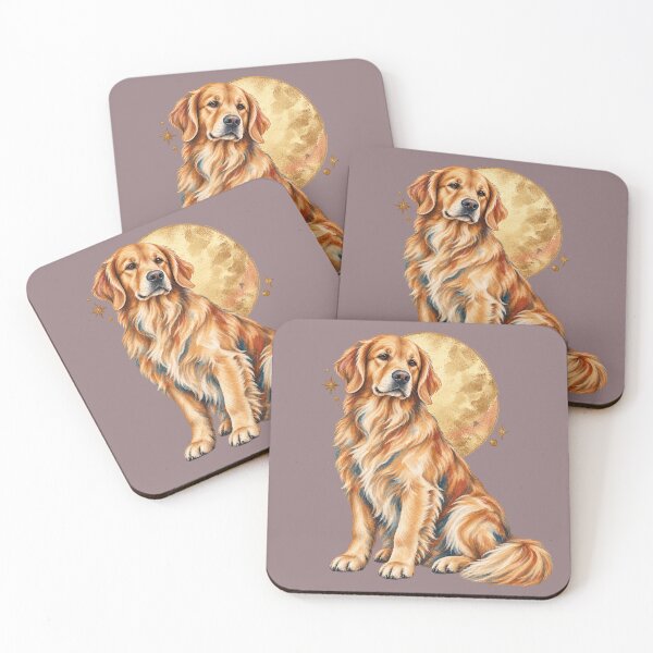 Item preview, Celestial Golden Retriever with Antique Sun designed and sold by  MAD's Recreation Studio.