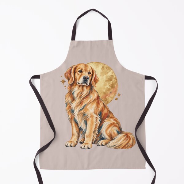 Item preview, Celestial Golden Retriever with Antique Sun designed and sold by  MAD's Recreation Studio.