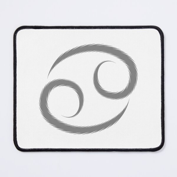 Item preview, Gray Cancer Crab Zodiac Symbol Design designed and sold by pattern-archive.