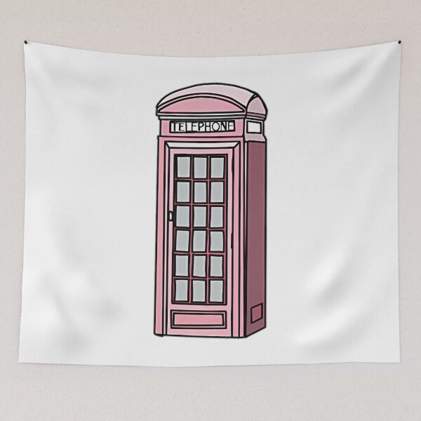 Item preview, Pink Telephone Booth designed and sold by OmaElza.