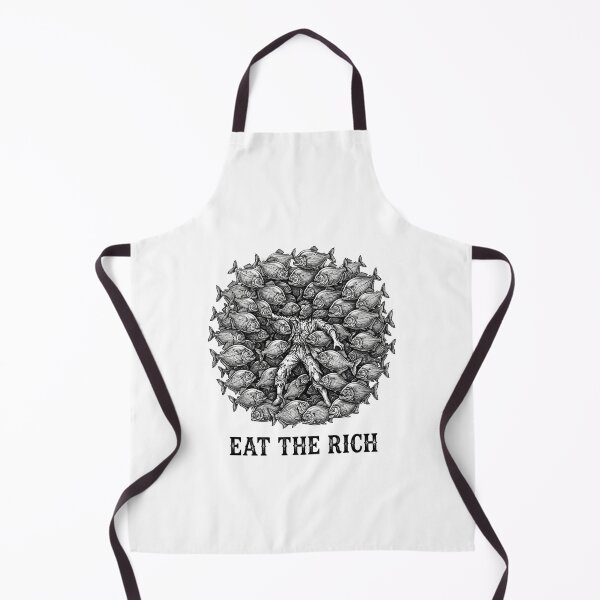Item preview, Eat The Rich Piranha Fish Circular Artwork designed and sold by Owcomm.