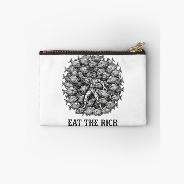 Item preview, Eat The Rich Piranha Fish Circular Artwork designed and sold by Owcomm.