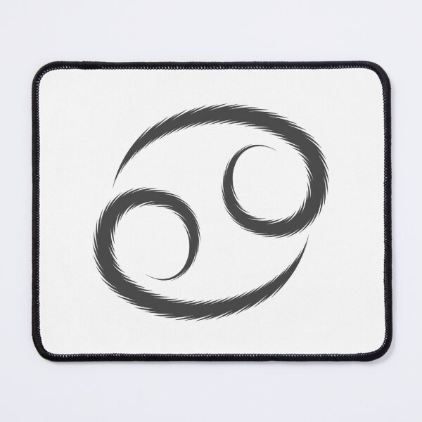 Item preview, Dark Gray Cancer Crab Zodiac Symbol Design designed and sold by pattern-archive.