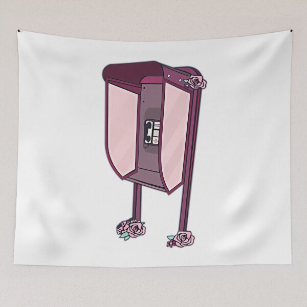 Item preview, Pink Telephone Box designed and sold by OmaElza.